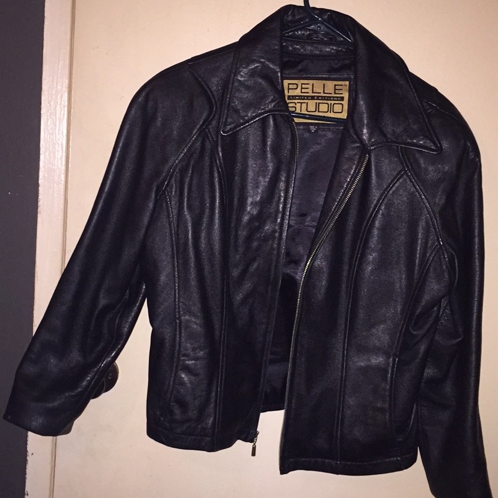 Leather jacket